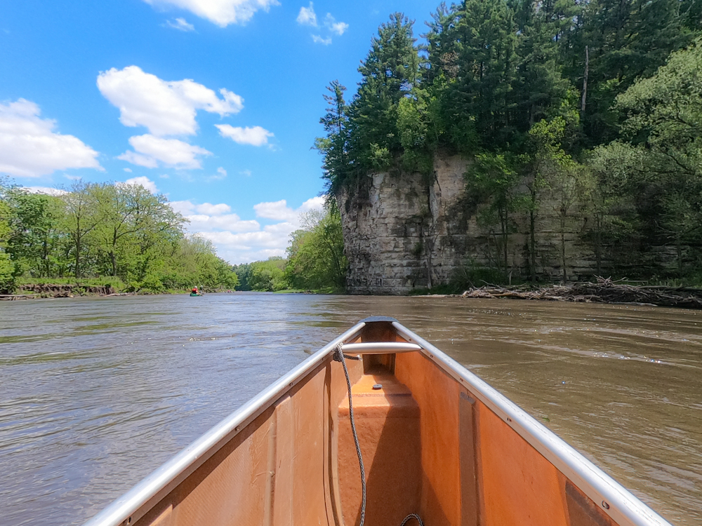 Canoeing Upper Iowa River