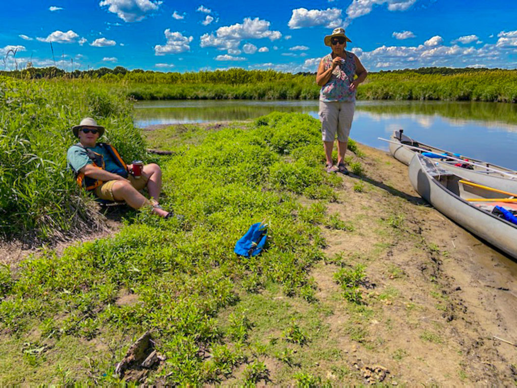 Nippersink Creek canoe poling adventure through Glacial Park