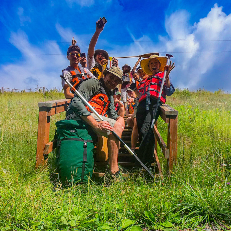Flambeau River canoeing the North Fork below Turtle Dam