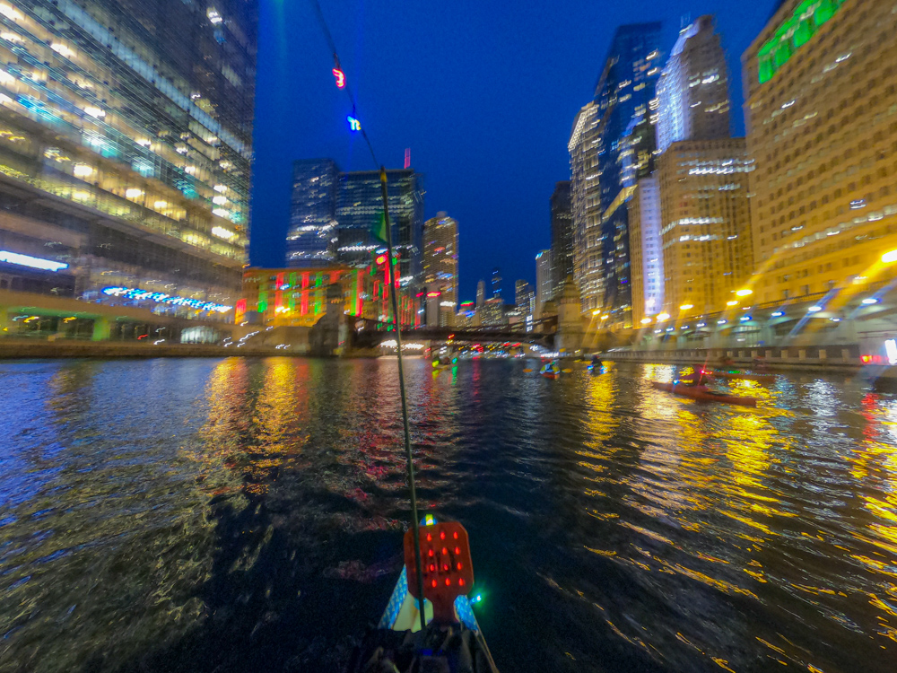 Chicago River canoeing