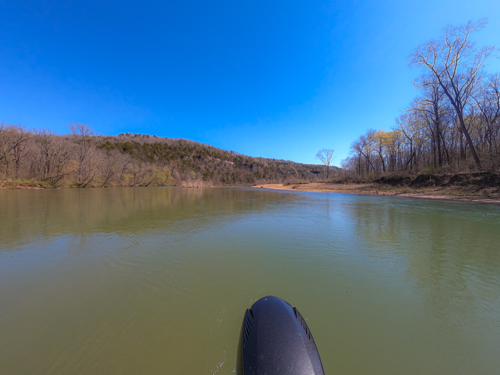 Current River fishing adventure for smallmouth bass in Missouri