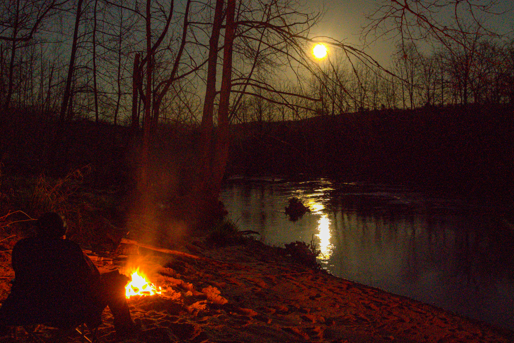 Missouri moon campfire