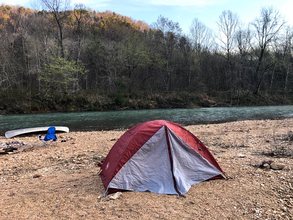 Missouri river camping