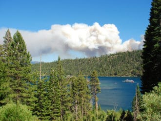 Angora Fire Lake Tahoe