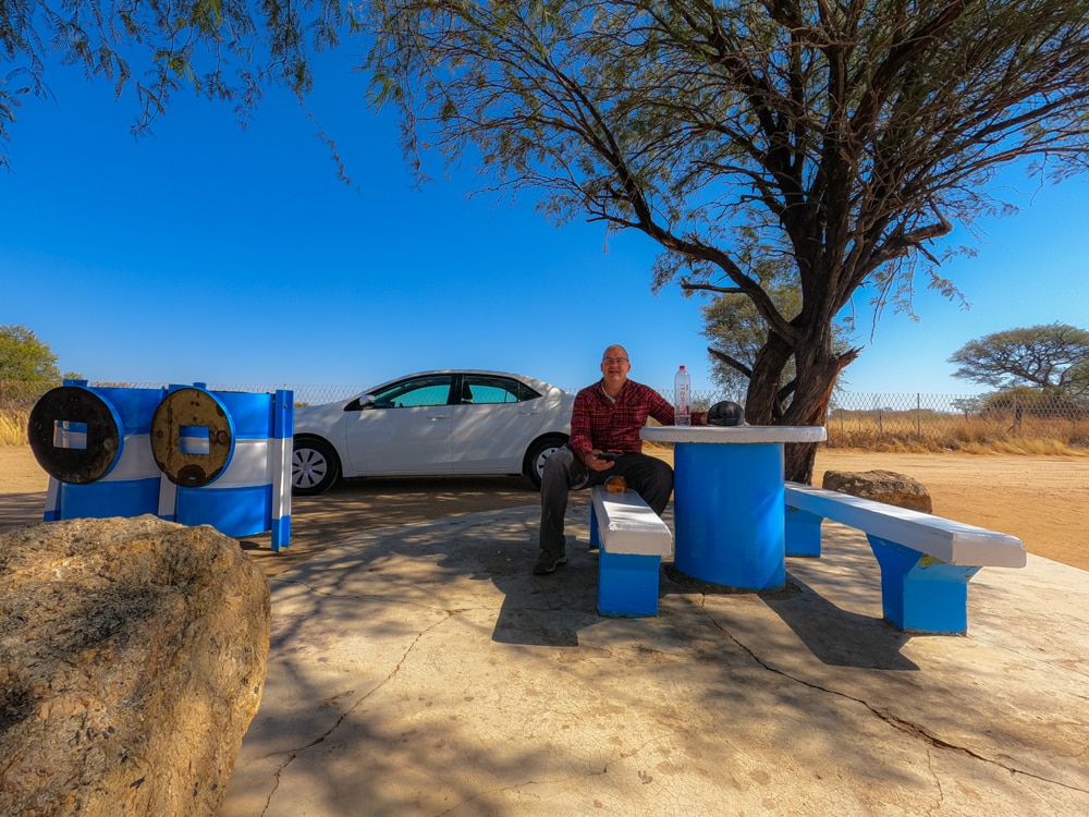 Namibia rest stop