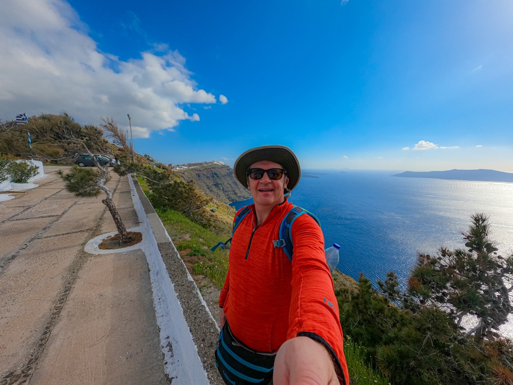 Santorini selfie