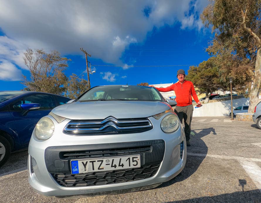 Car rental Santorini