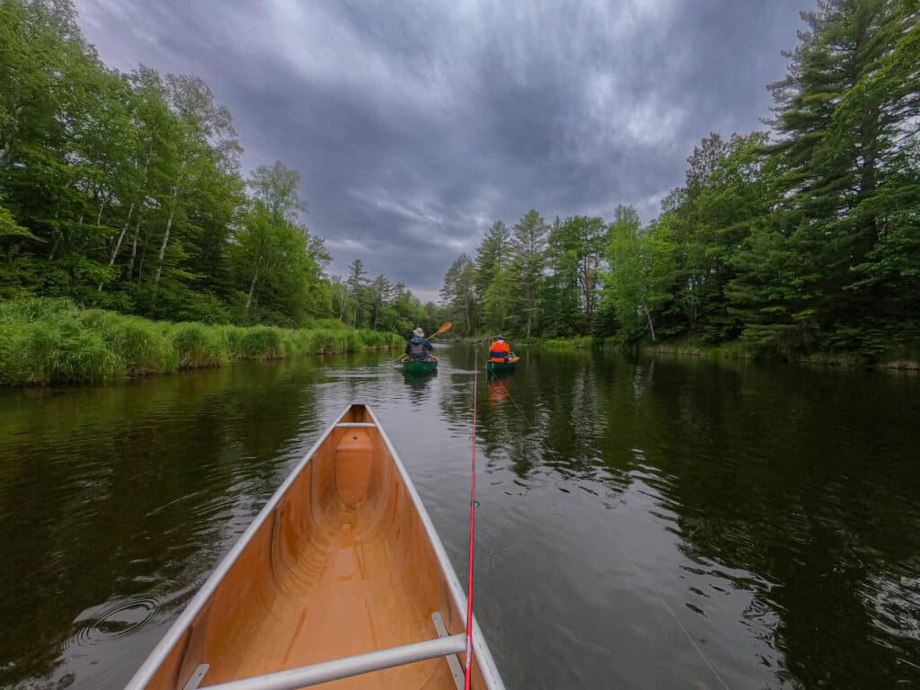 GoPro canoeing