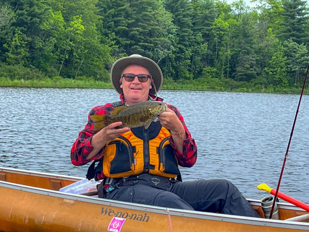 Wisconsin Manitowish Waters smallmouth bass