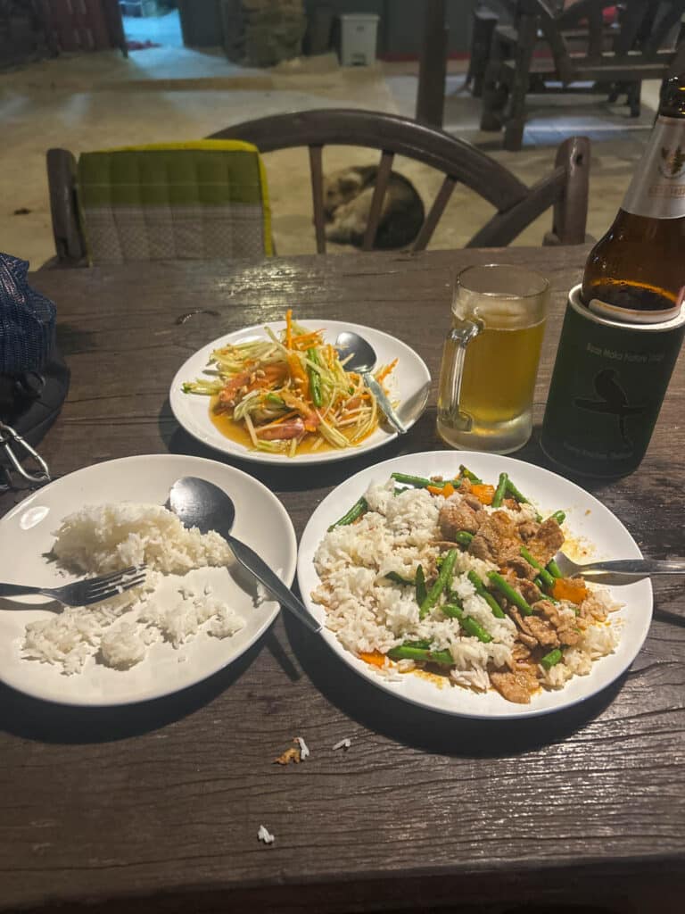 Thai dinner