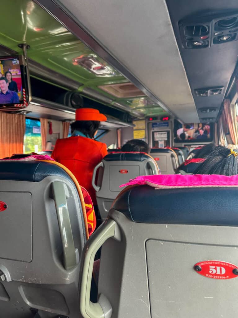 Thailand stewardess bus
