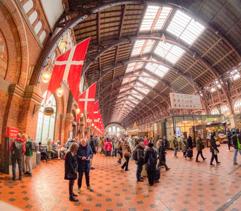Copenhagen Denmark train station