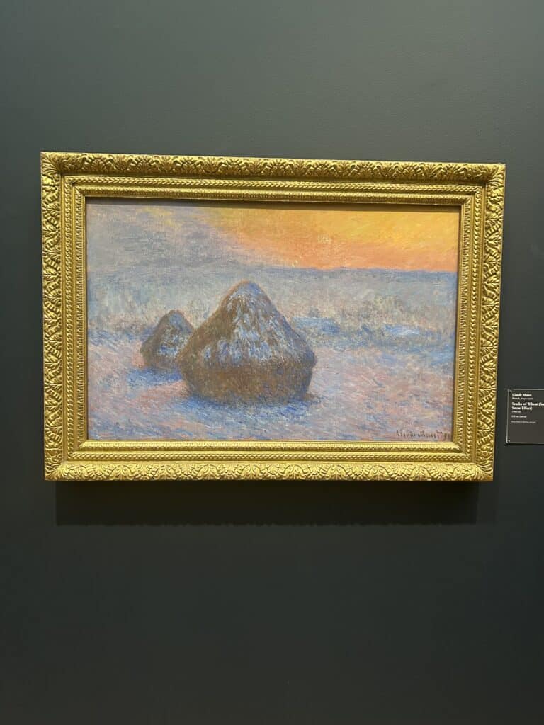 Monet Haystacks Chicago Art Institute